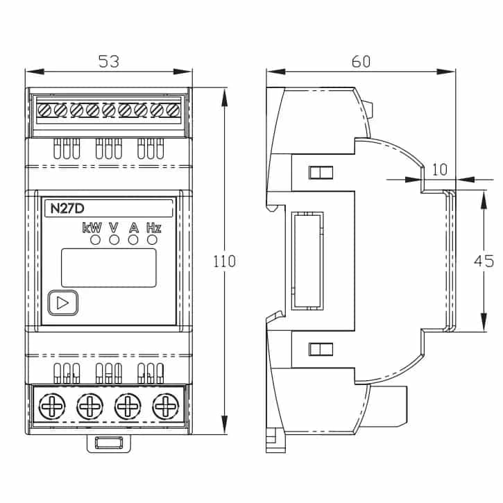 Wskaźnik przemysłowy PCE-N27D – dodatkowe ujęcie 1 (miniatura)