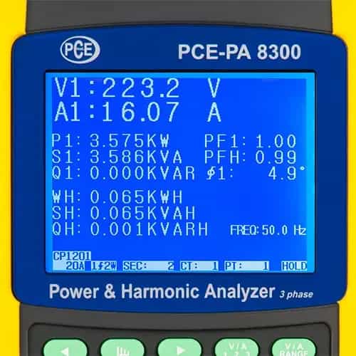 Miernik cęgowy PCE-PA 8300 – dodatkowe ujęcie 6 (miniatura)