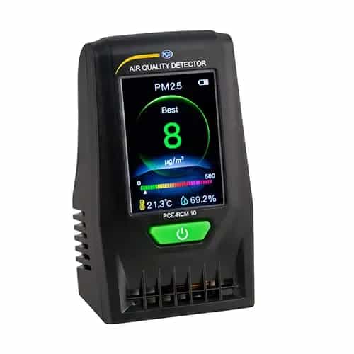 Pyłomierz PCE-RCM 10, PM 2,5 i PM 10 do 2000 µg/m³