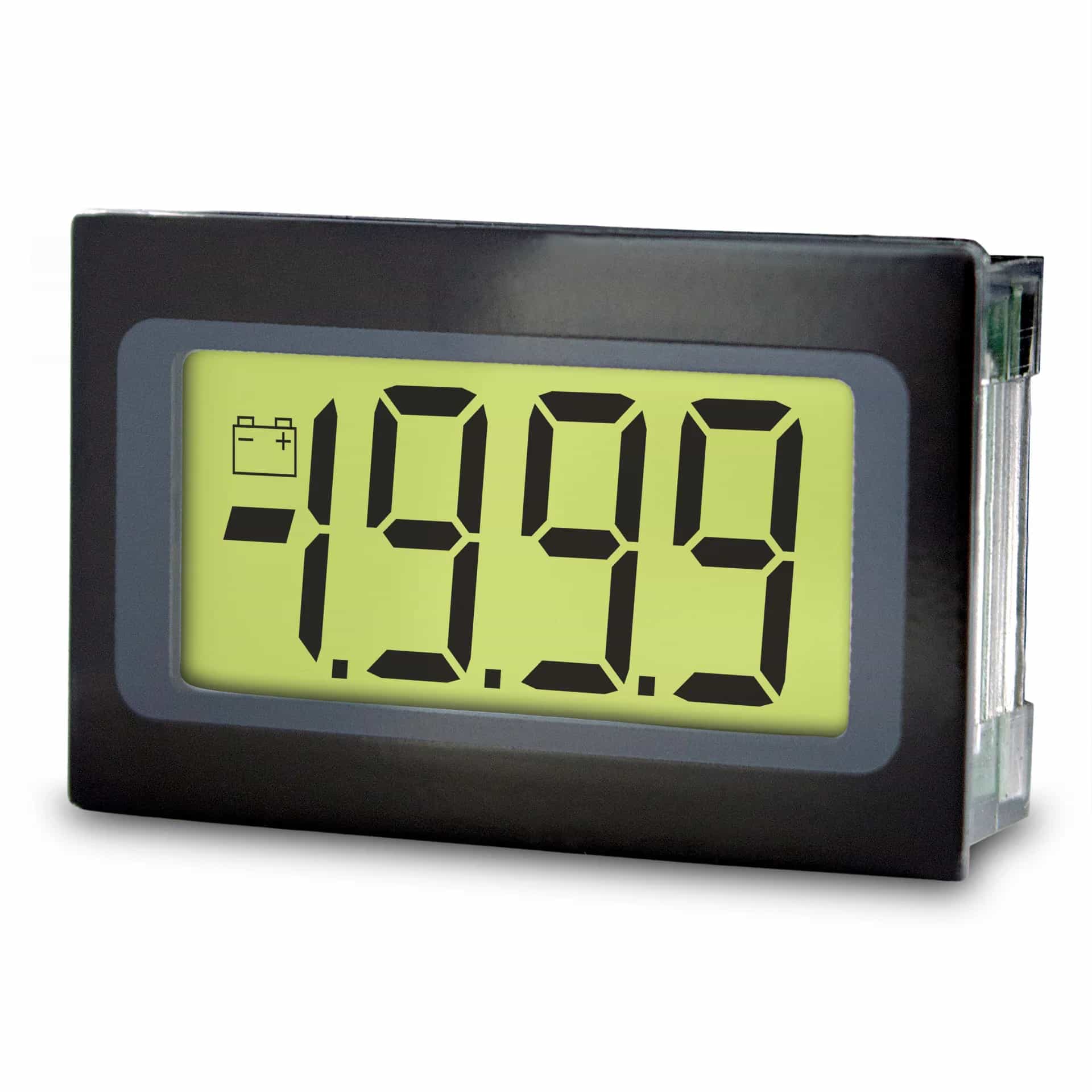 Woltomierz panelowy Lascar SP 200 – niskoprofilowy wyświetlacz LCD