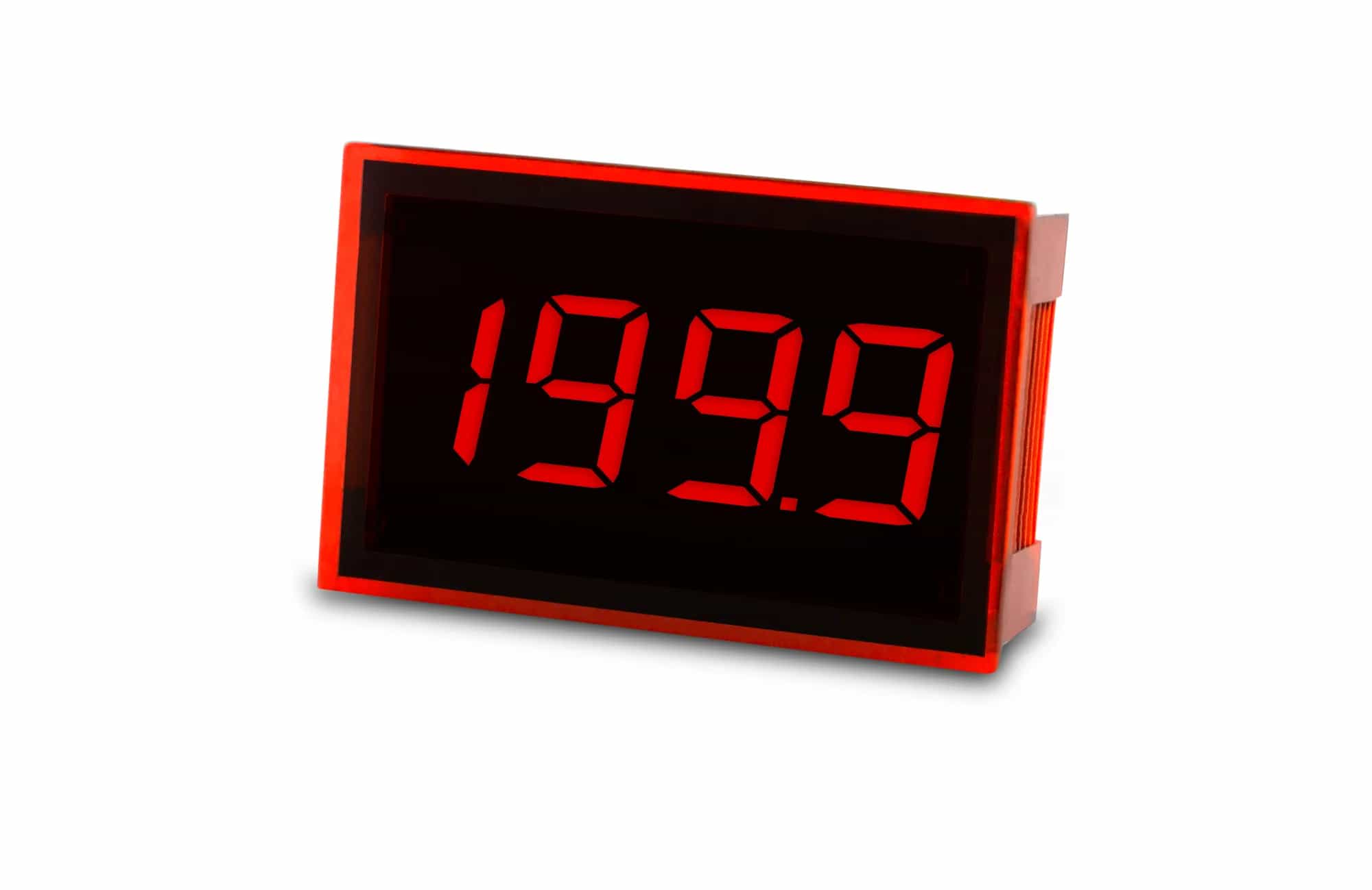Woltomierz panelowy Lascar SP 300 – czerwony LED i osiem styków – widok dodatkowy 2 (miniatura)