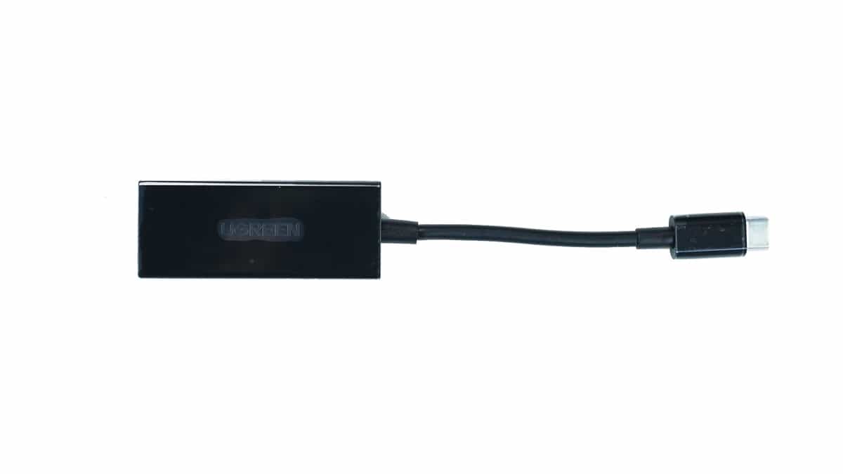 Przewód USB-C z adapterem Gigabit Ethernet Guide do kamer PT II (miniatura)