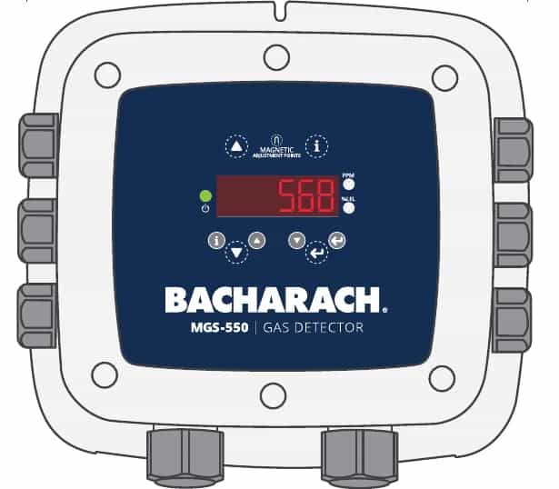 Baza detektora stacjonarnego MSA Bacharach MGS-550 – bez czujnika, IP66 — H6600-8000