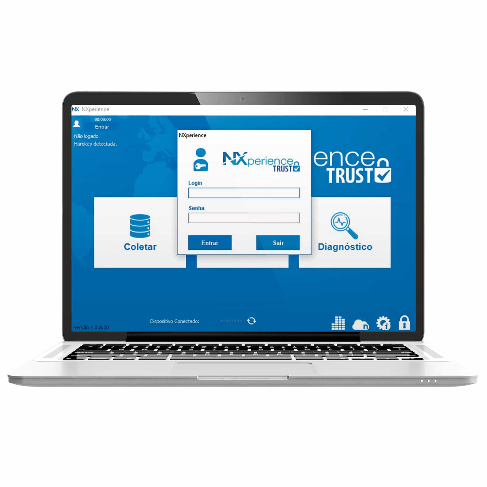Oprogramowanie NOVUS NXperience Trust – widok interfejsu programu (miniatura)