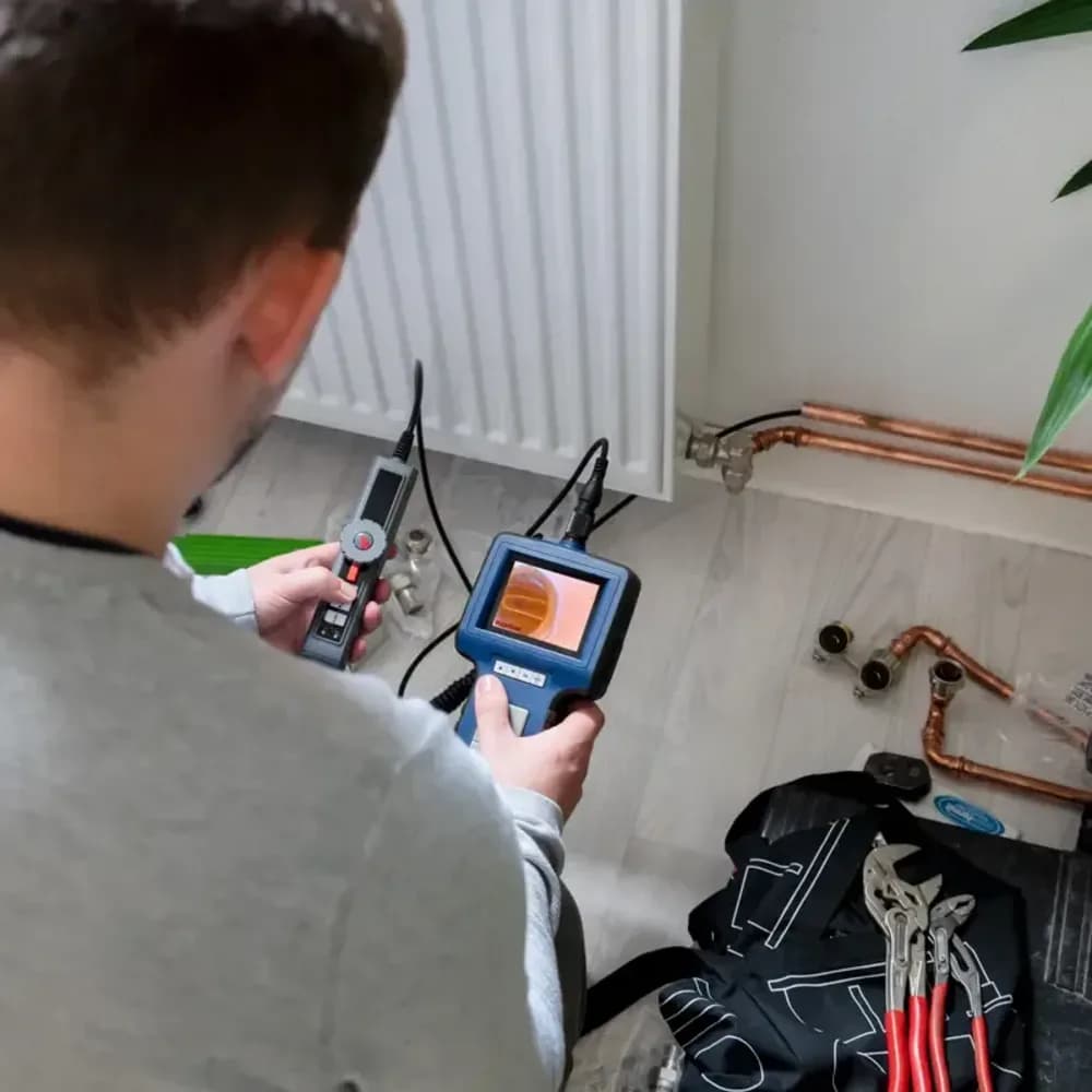 Wideoendoskop PCE-VE 350HR, głowica ruchoma — Jak wybrać endoskop techniczny — średnica sondy, artykulacja głowicy i kamera boczna w praktyce