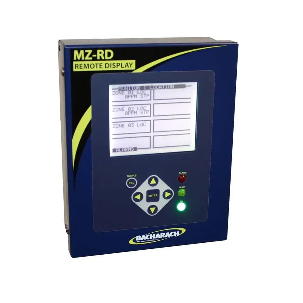 Moduł zdalnego wyświetlacza MSA Bacharach MZ-RD do systemów Multi-Zone — H3015-5138 — SF₆ w rozdzielnicach elektroenergetycznych — jak wykrywać wycieki i kontrolować szczelność