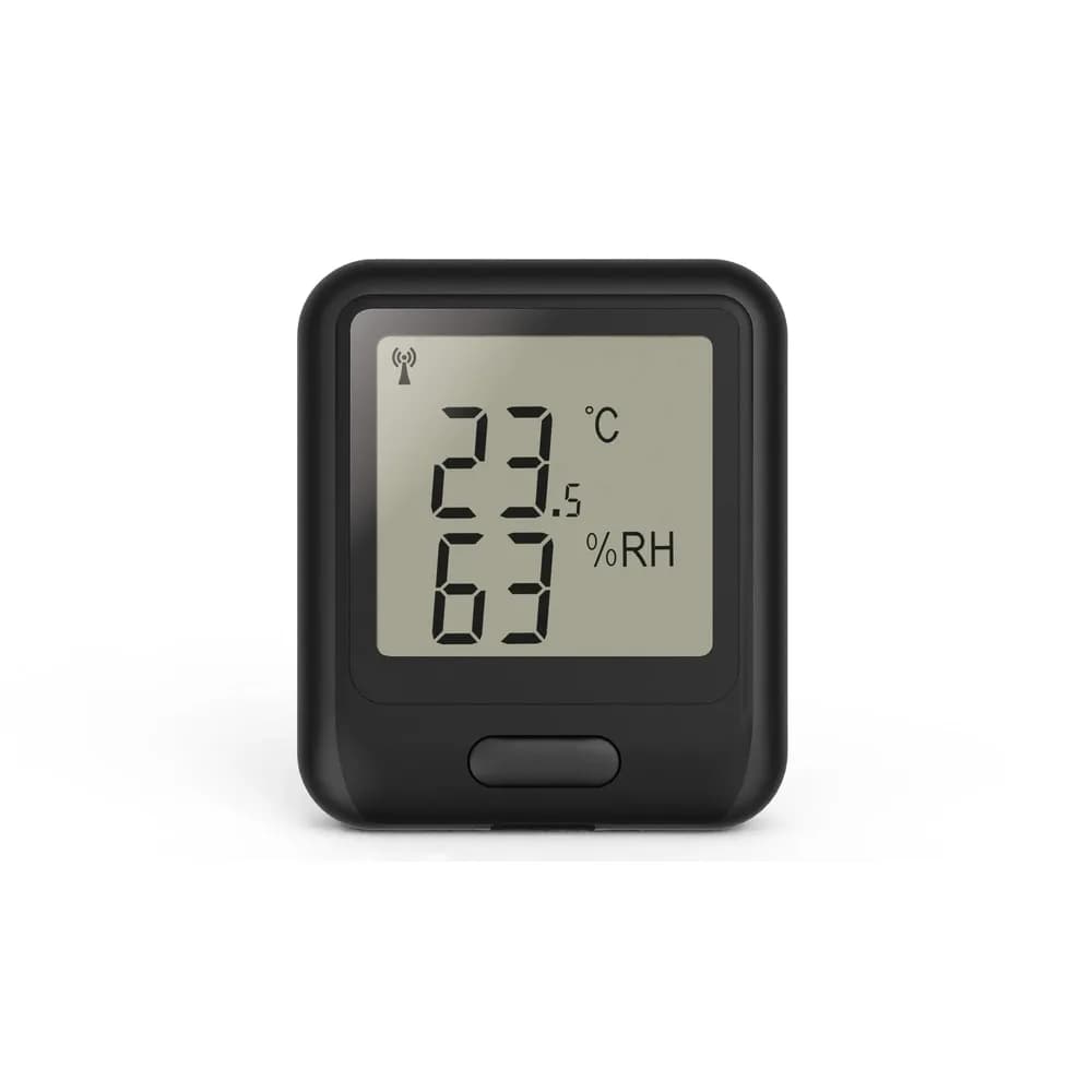 Rejestrator klimatu Lascar EL-WIFI-TH – temperatura, wilgotność i punkt rosy — Monitoring temperatury i wilgotności w aptece — nie tylko lodówka: strefa 15–25 °C, dokumentacja i inspekcja