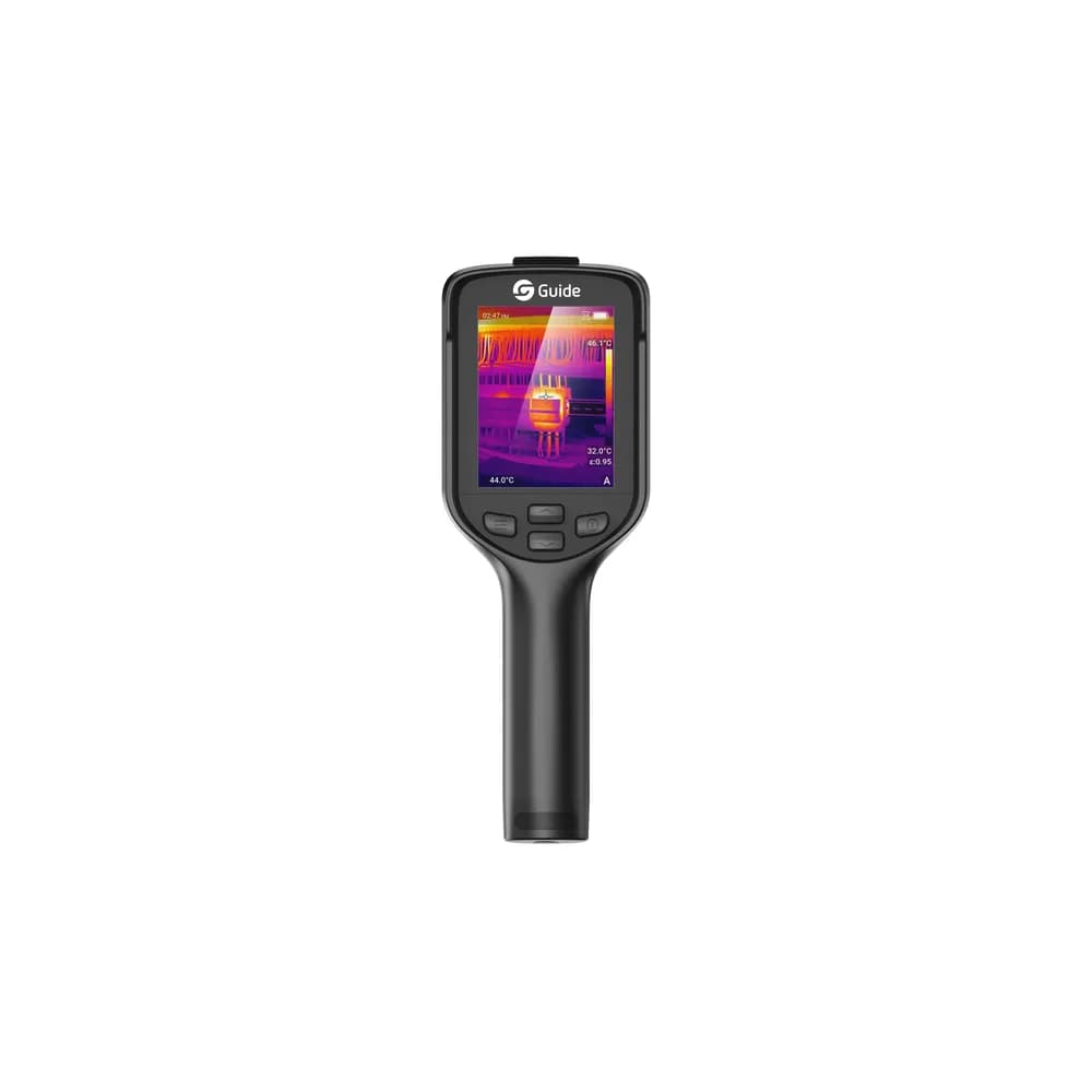 Kamera termowizyjna 384 × 288 o wysokiej czułości do diagnostyki przemysłowej Guide E4S — NETD kamery termowizyjnej — co oznacza czułość w milikelwinach i kiedy 40 mK robi różnicę