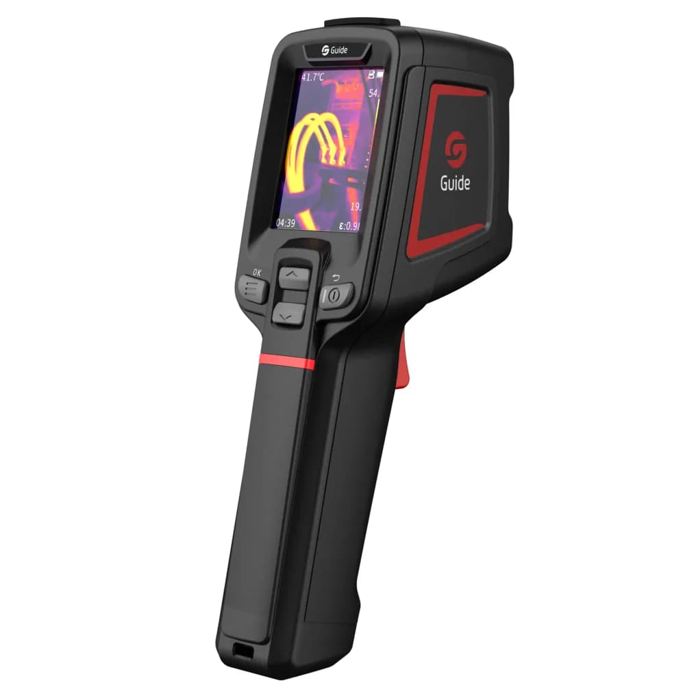 Kamera termowizyjna 256 × 192 z szerokim polem widzenia do instalacji i HVAC Guide E2S — Jaka rozdzielczość kamery termowizyjnej? 120×90, 256×192 czy 384×288 — co realnie widać na termogramie
