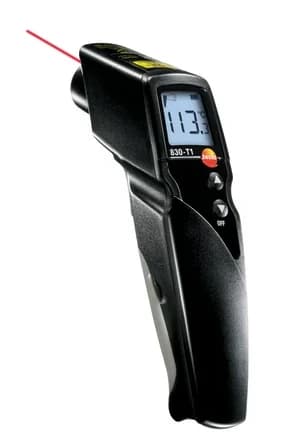 Pirometr do pomiaru temperatury powierzchni Testo 830-T1 – optyka 10:1