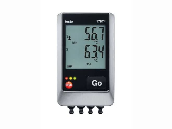 4-kanałowy rejestrator temperatury Testo 176 T4