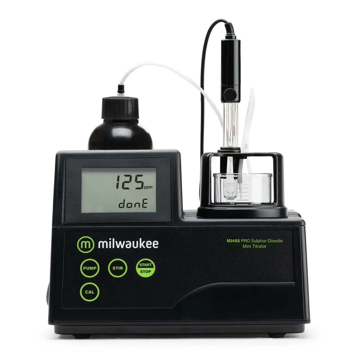 Minititrator Milwaukee MI455 – wolny i całkowity SO₂ w winie