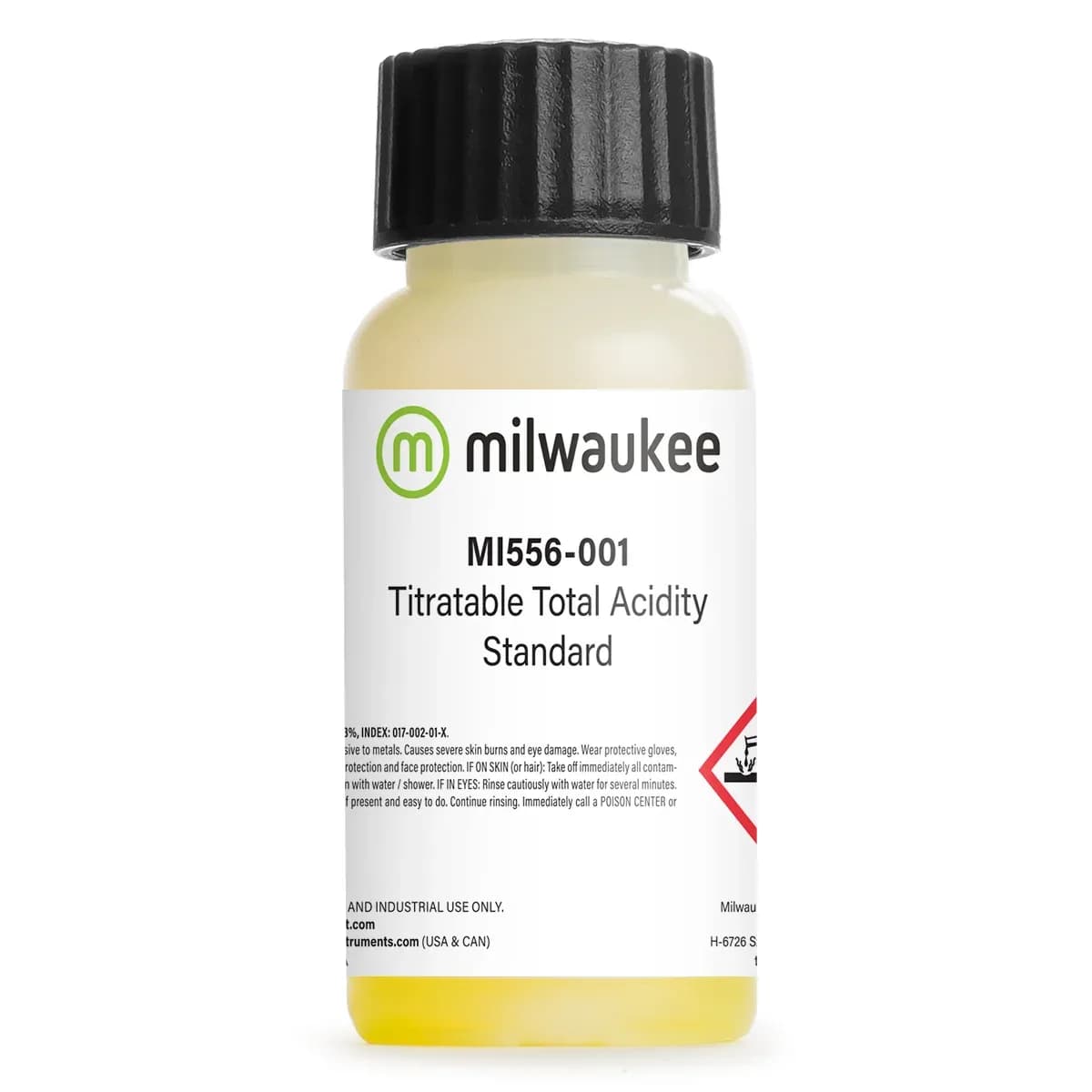 Roztwór wzorcowy Milwaukee MI556-001 – kalibracja pompy dozującej titratora MI456
