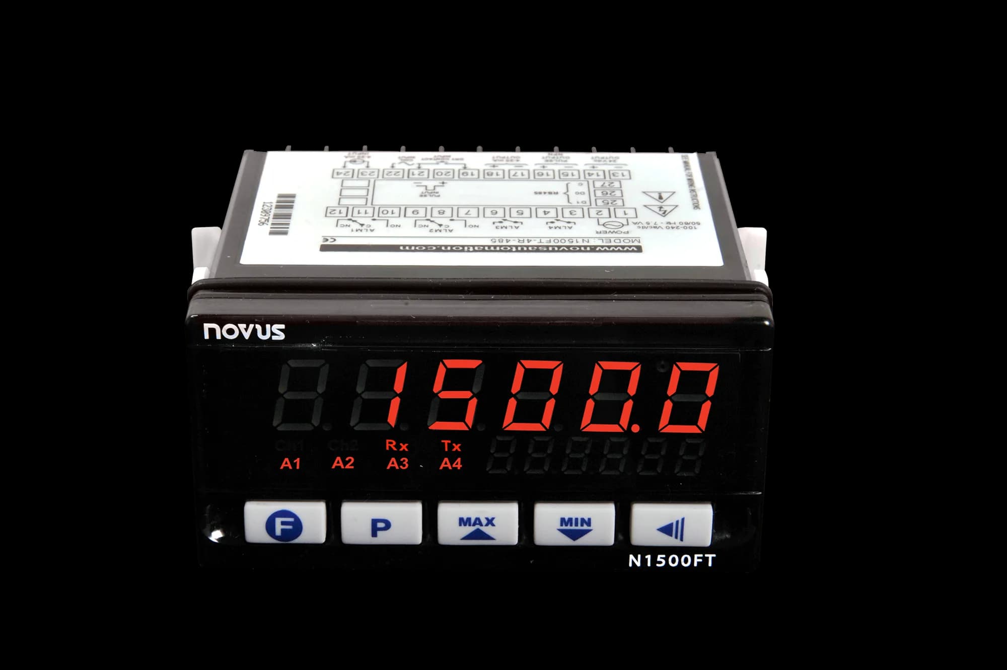 Wskaźnik przemysłowy NOVUS N1500 FT – zdjęcie produktu