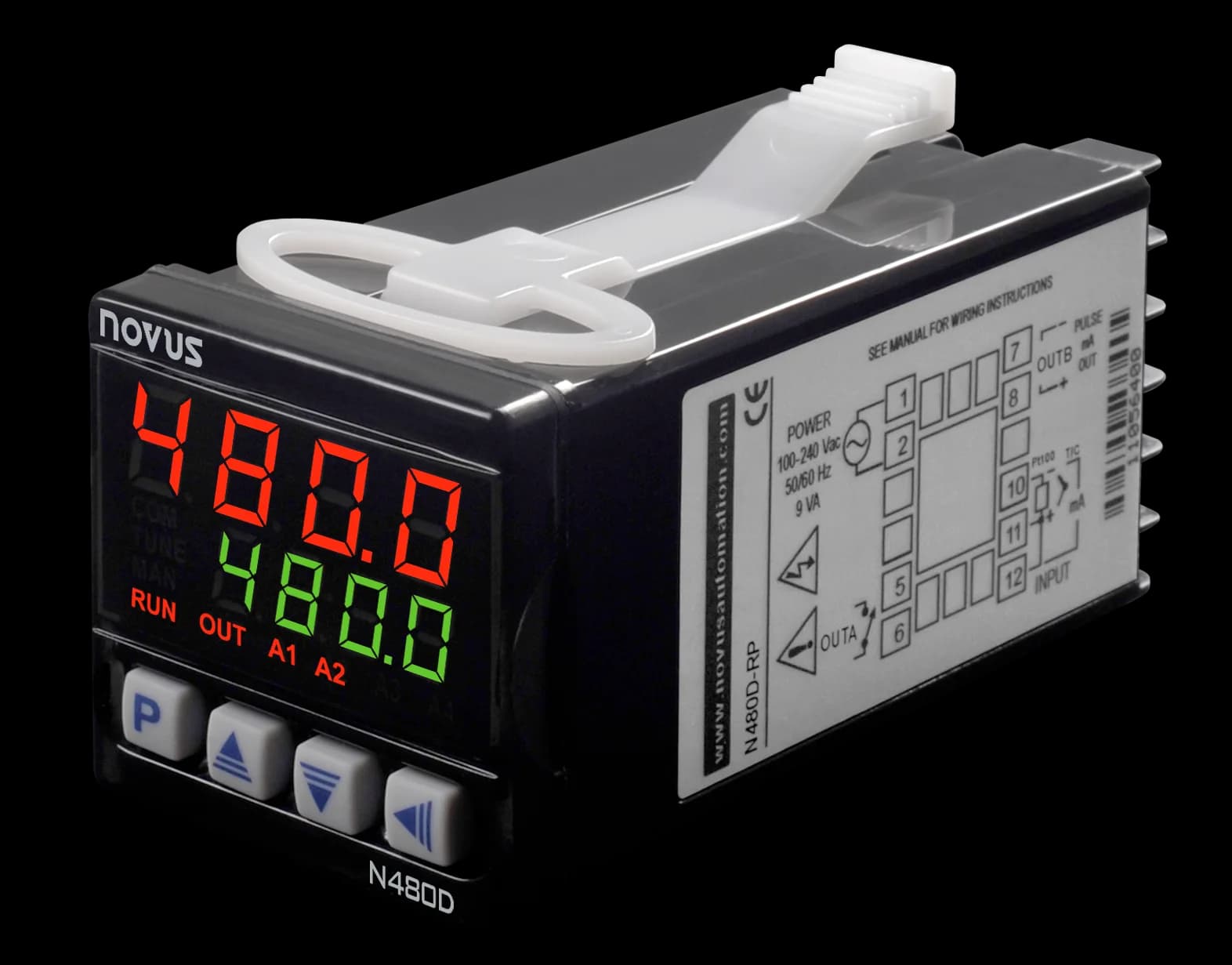 Regulator temperatury NOVUS N480D – 48×48 mm (1/16 DIN), USB
