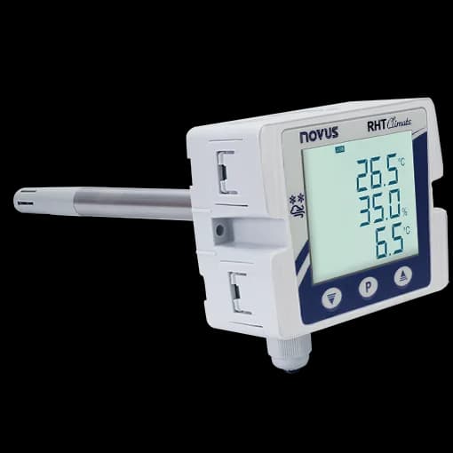 Transmitery NOVUS RHT Climate – wersje kanałowa i naścienna, opcja LCD