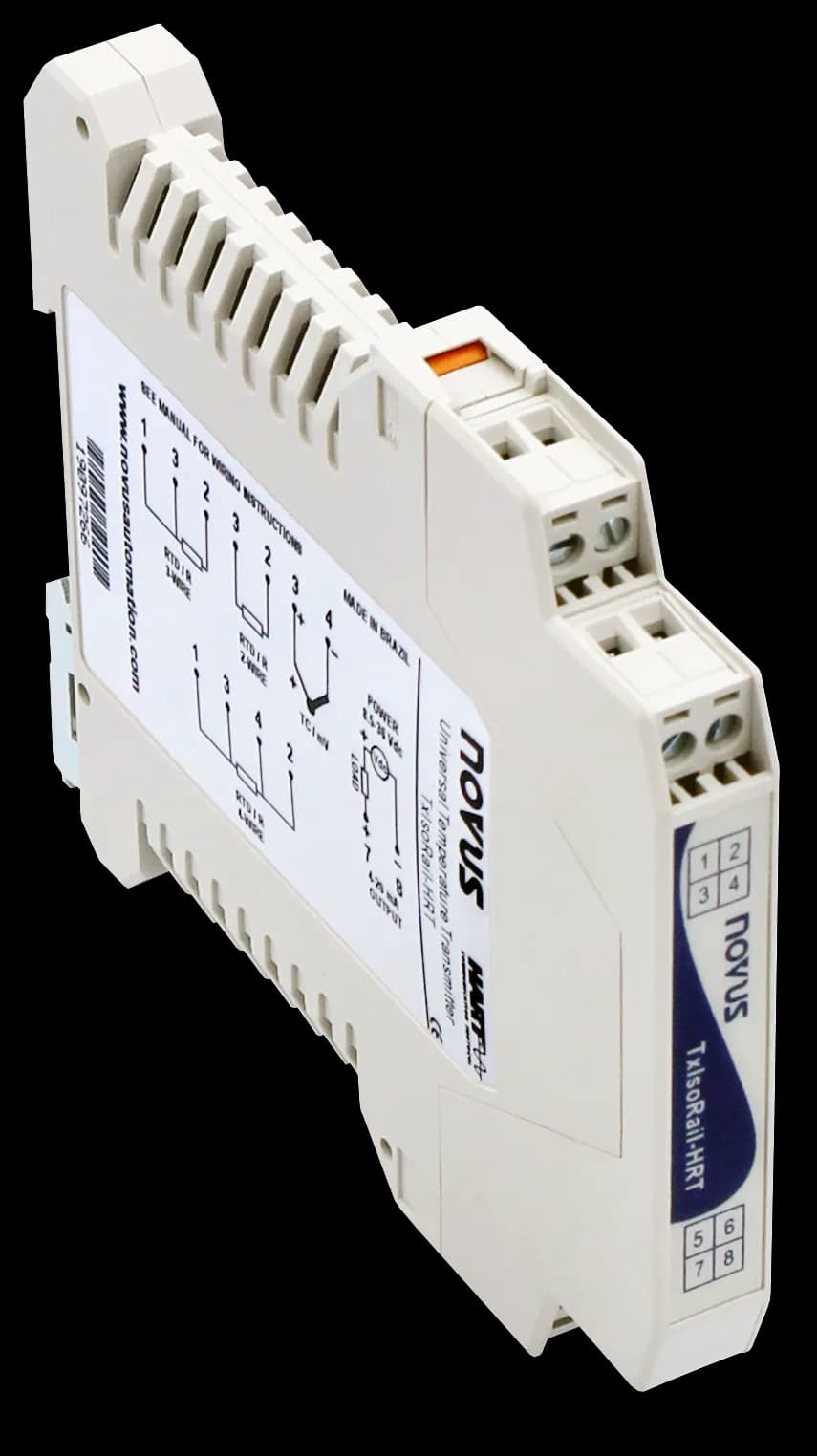 Izolowany transmiter NOVUS TxIsoRail-HRT – zdjęcie produktu