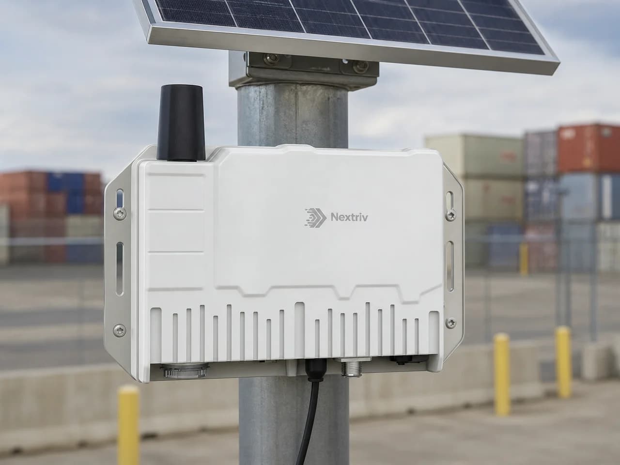 Monitoring zewnętrzny magazynu — Nextriv Hub Solar