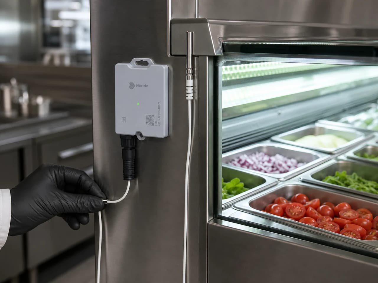 Kontrola temperatury w gastronomii — Nextriv Probe Solo