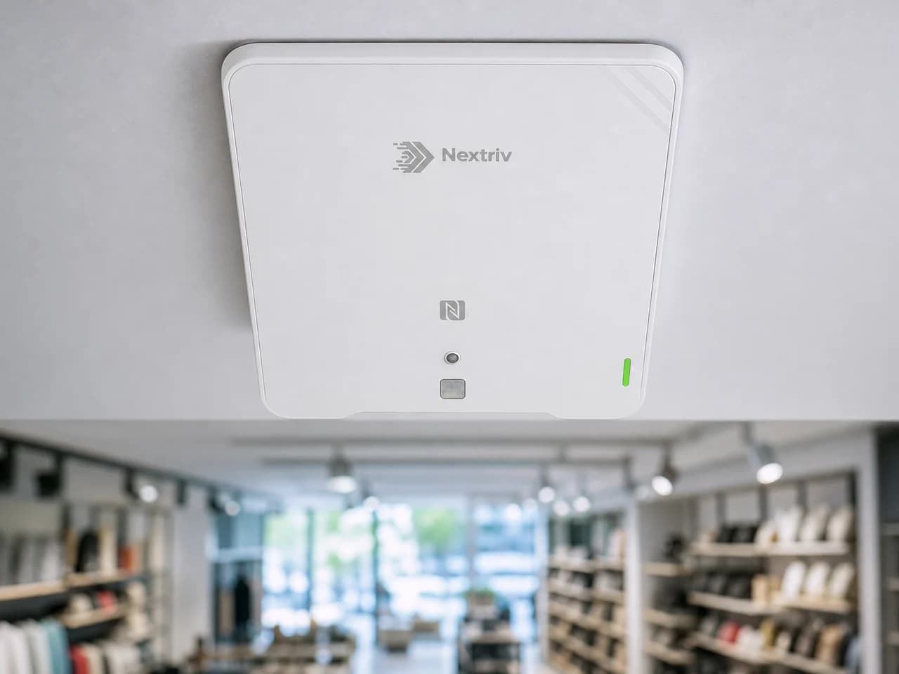 Automatyzacja oświetlenia w sklepie — Nextriv Sense IAQ Lite 4-in-1