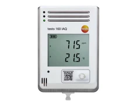 testo 160 IAQ — jakość powietrza (temp / wilg / CO2 / ciśnienie)
