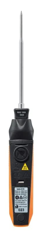 Termometr Bluetooth z sondą zanurzeniowo/penetracyjną Testo 915i – widok dodatkowy 3 (miniatura)