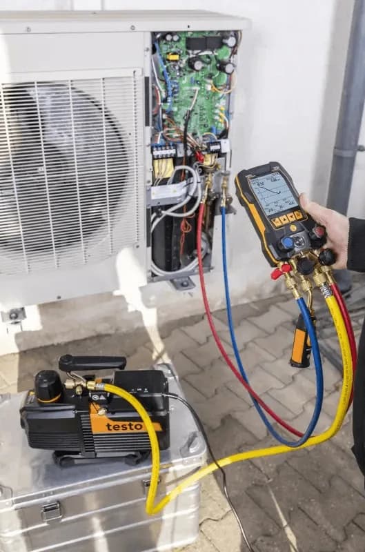 Pompa próżniowa ze zintegrowanym testem utrzymania próżni Testo 565i (10CFM, 283 l/min) – widok dodatkowy 7 (miniatura)