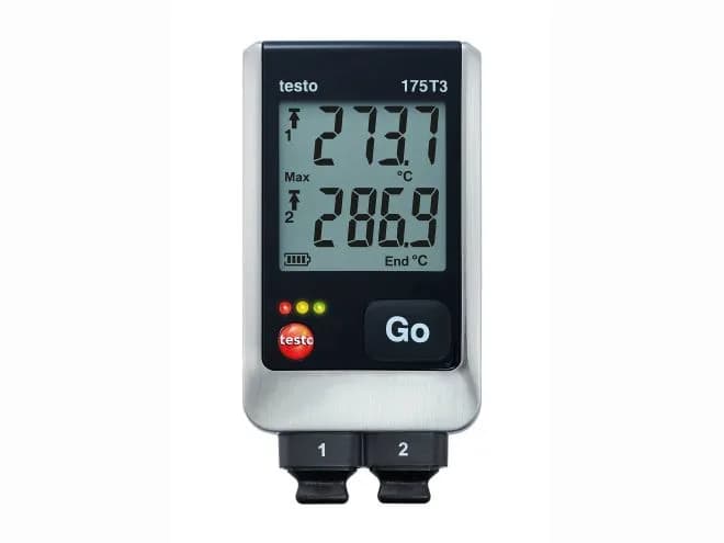 2-kanałowy rejestrator temperatury Testo 175 T3 – widok główny