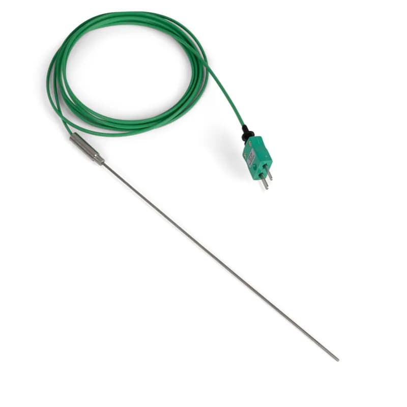 Sonda termoparowa ETI/421/422 – zakres do 1100°C, elastyczna MI – sonda pomiarowa (miniatura)