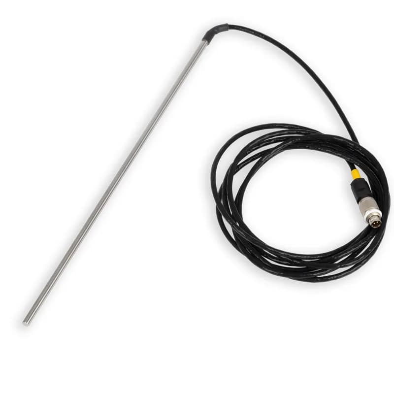 Sonda PT100 do cieczy ETI 160-446 - klasa A, Ø4,8 x 250 mm, przewód 2000 mm – sonda pomiarowa