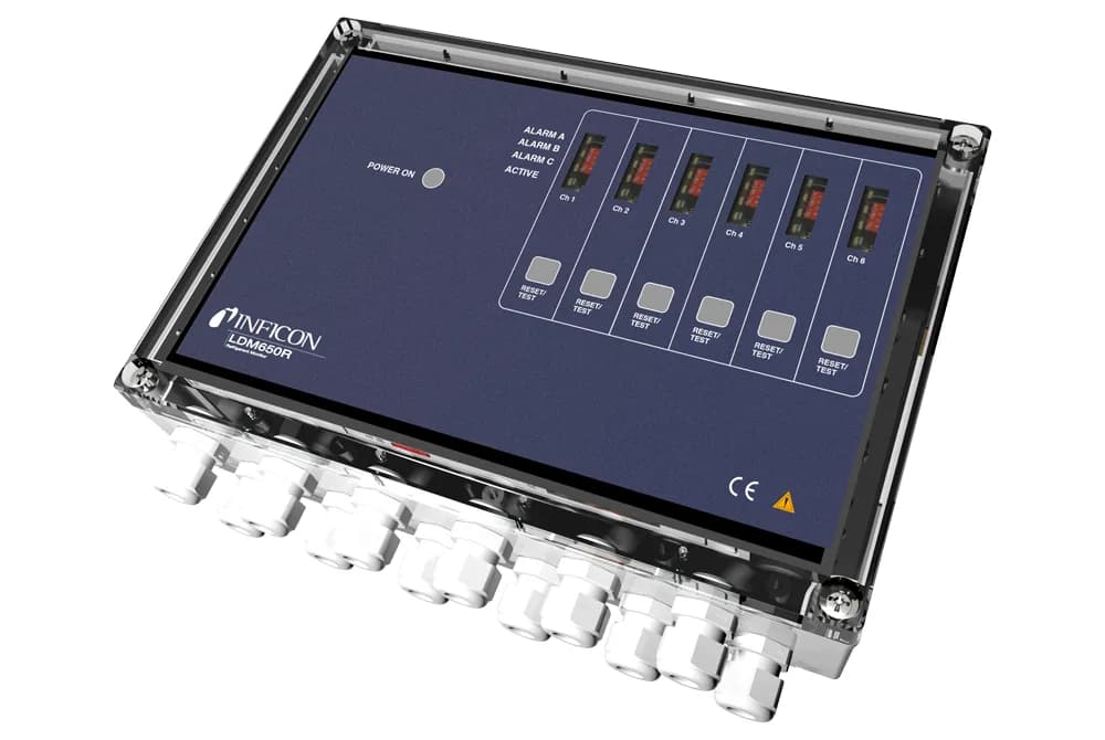Wielopunktowy monitor czynnika chłodniczego INFICON LDM650R