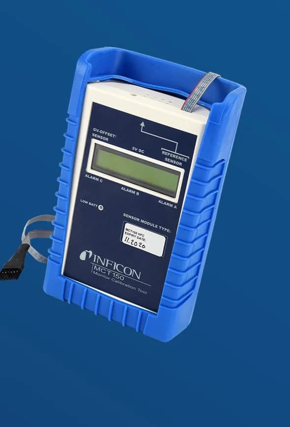 Kalibrator INFICON MCT150 z kablem do podłączenia monitora LDM150