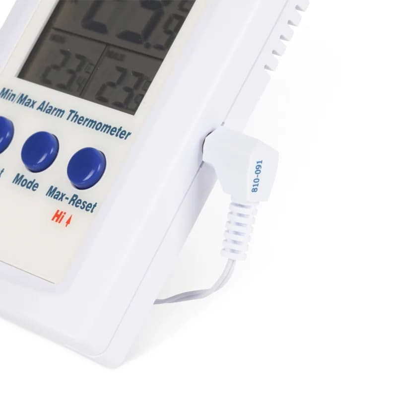 Termometr alarmowy max/min ETI 810-090 z sondą zewnętrzną in/out, ±1°C – widok 4 (miniatura)