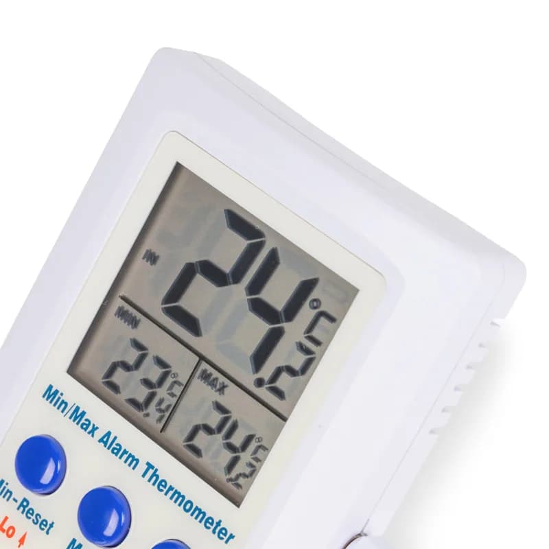 Termometr alarmowy max/min ETI 810-090 z sondą zewnętrzną in/out, ±1°C – widok 5 (miniatura)