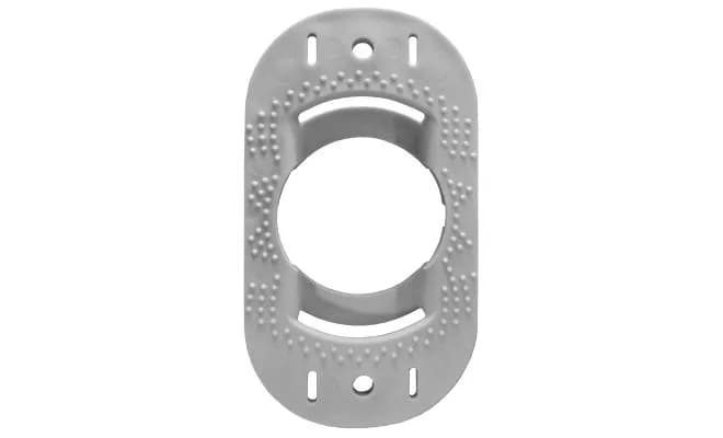 Uchwyt montażowy HOBO Pendant Mounting Boot — widok od przodu z otworem na rejestrator MX2201/MX2202 (miniatura)