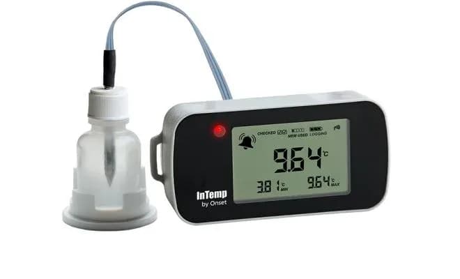 Rejestrator InTemp CX402-T405 — widok główny