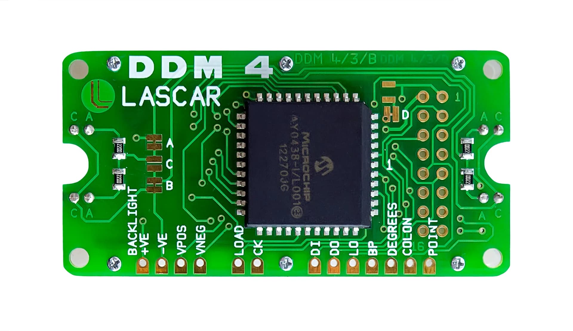 Moduł wyświetlacza Lascar DDM 4 – 4 cyfry LCD – widok dodatkowy 3 (miniatura)