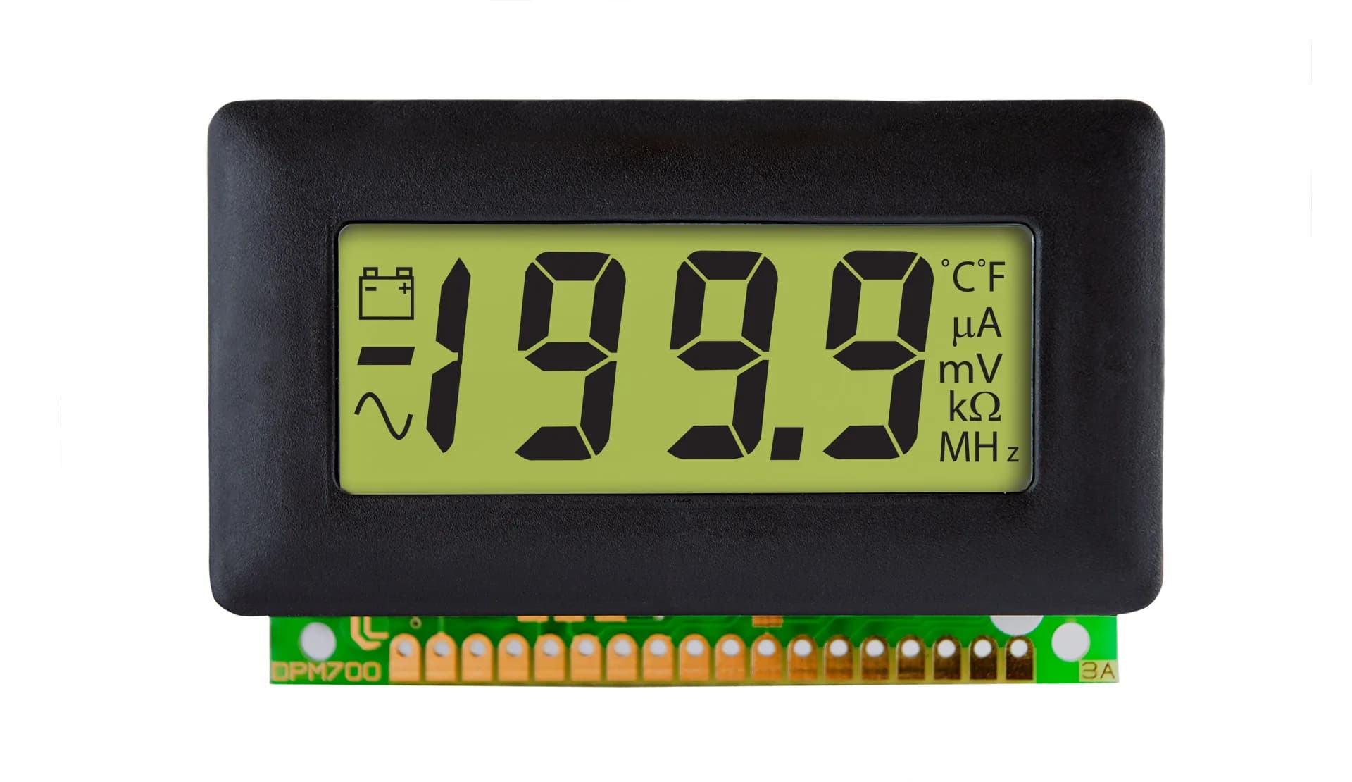 Woltomierz Lascar DPM 700S – LCD, LED i zasilanie 3,5–7 V – widok dodatkowy 2 (miniatura)