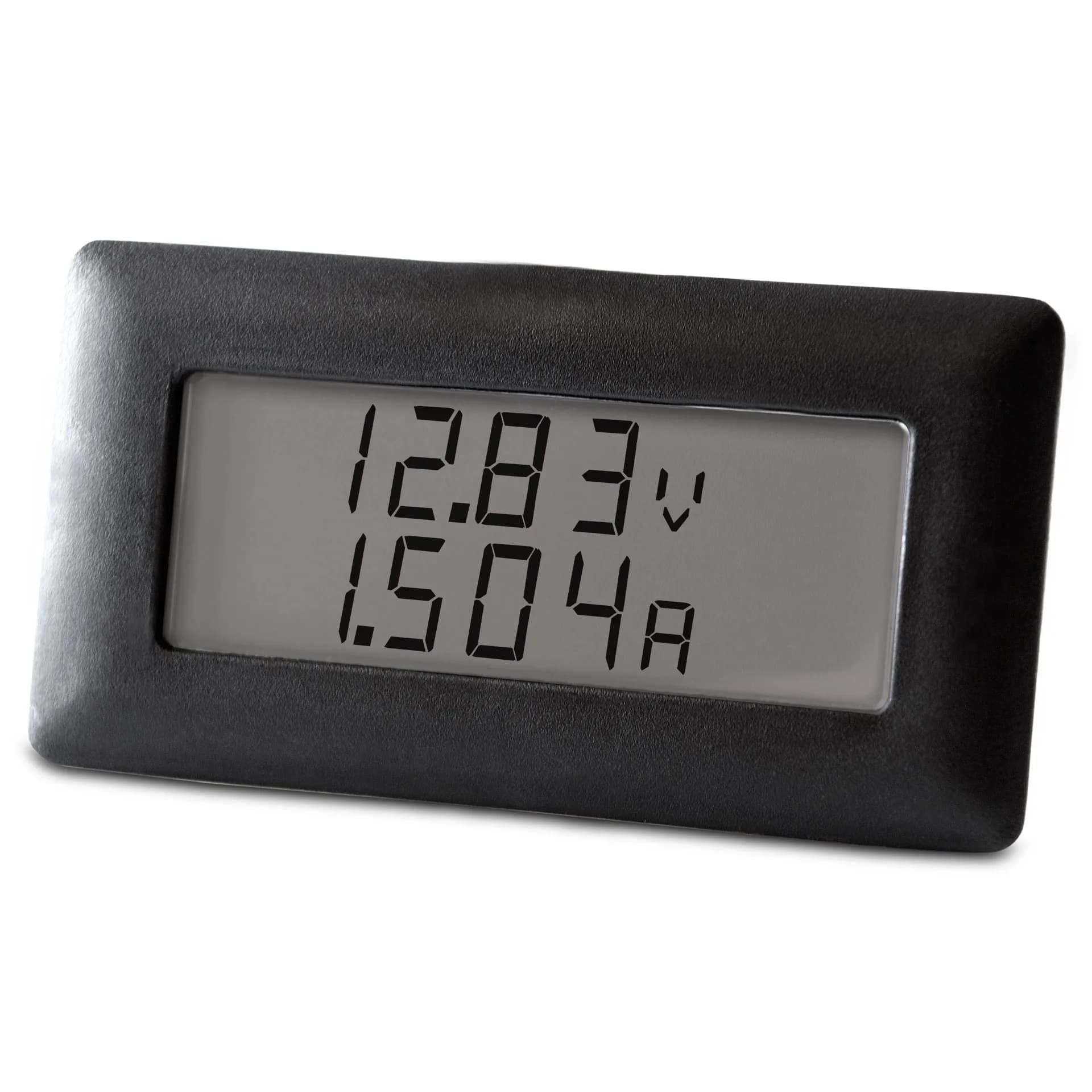Dwukanałowy moduł LCD Lascar DPM 702S widziany pod kątem
