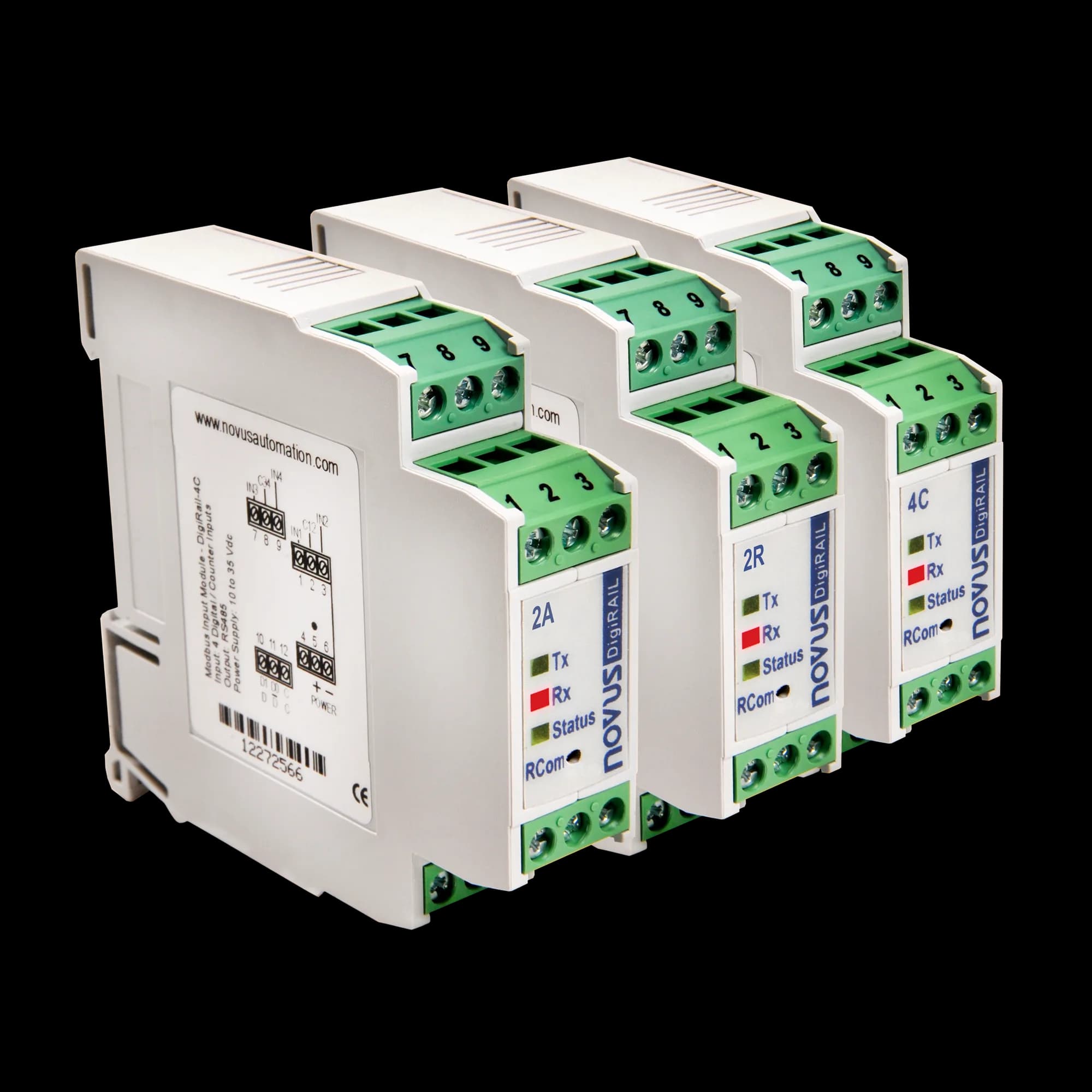 Moduł wejść i wyjść NOVUS DigiRail-4C — zdjęcie 1