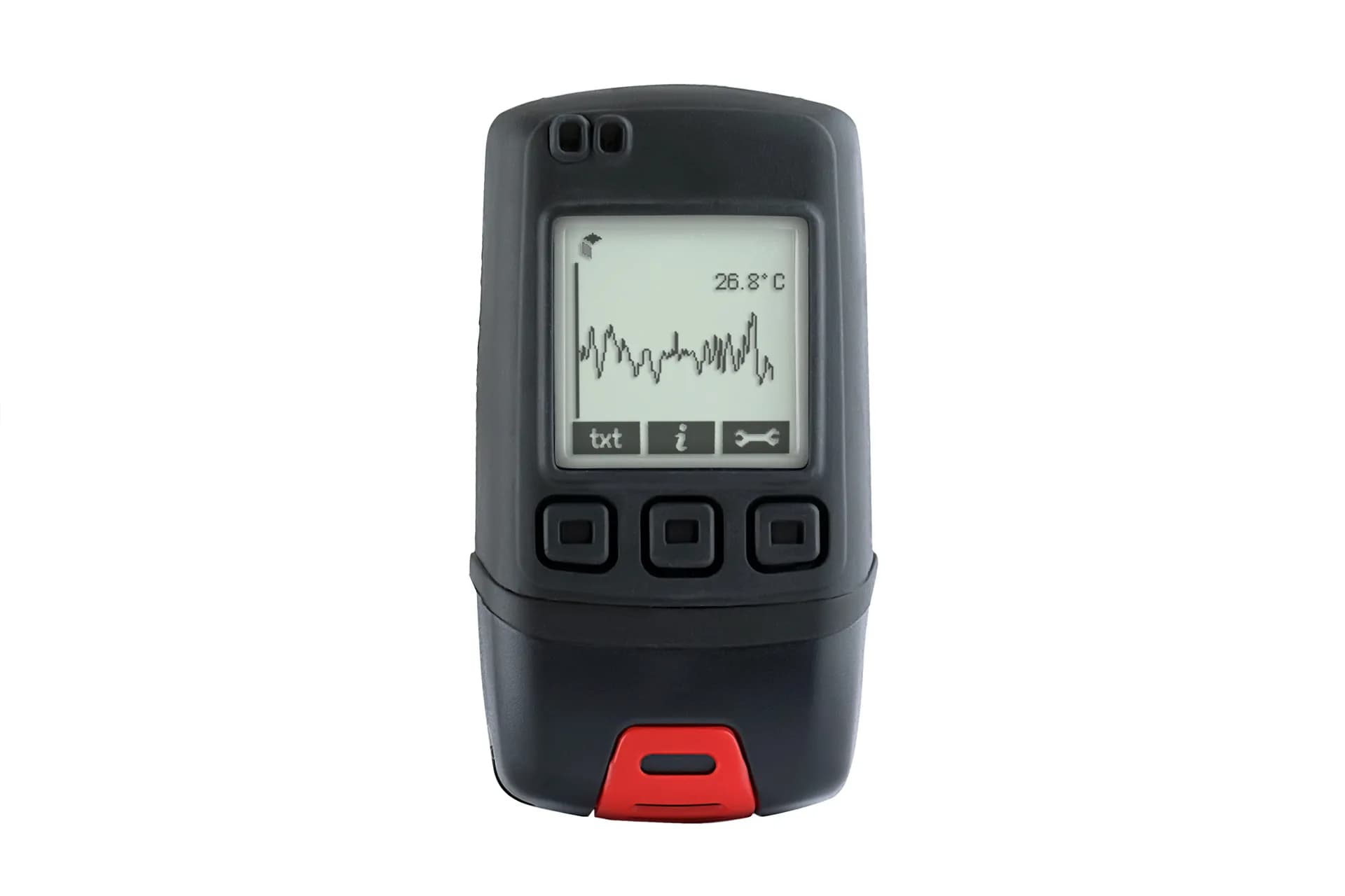 Rejestrator temperatury Lascar EL-GFX-1 – wykres na ekranie – widok dodatkowy 2 (miniatura)