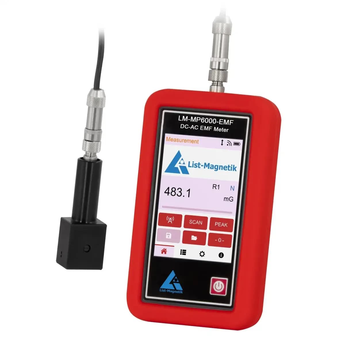 Miernik pola elektromagnetycznego PCE LM-MP6000-EMF – widok produktu