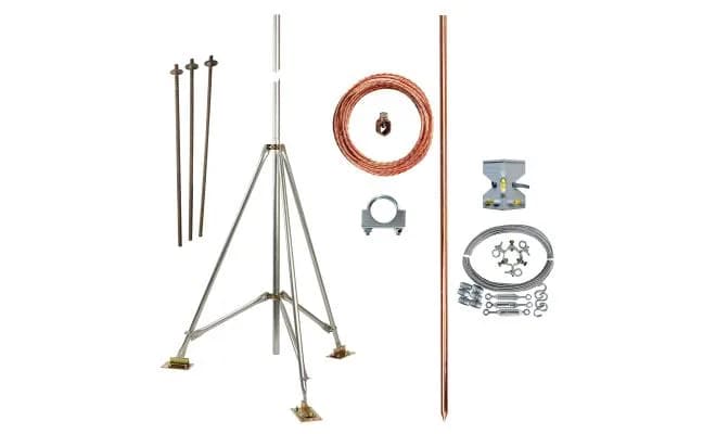 Statyw do pomiarów pogodowych HOBO Weather Station (3 metry) z kompletem części montażowych — zastosowanie