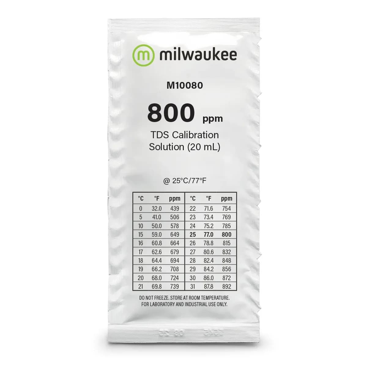 roztwór kalibracyjny Milwaukee M10080B — widok główny