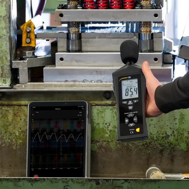 Miernik poziomu dźwięku PCE-323 – dodatkowe ujęcie 7 (miniatura)
