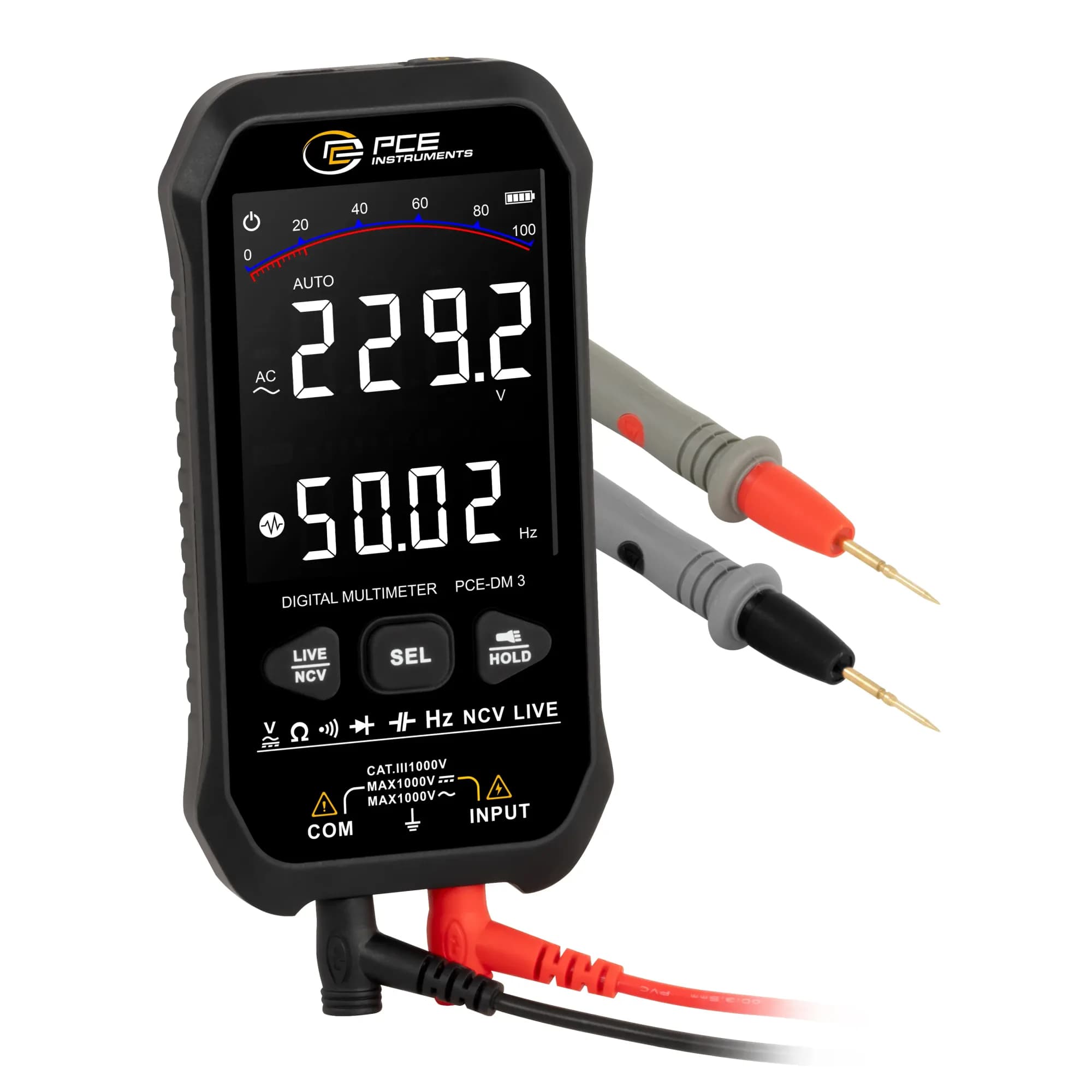 Multimetr PCE-DM 3 – widok produktu