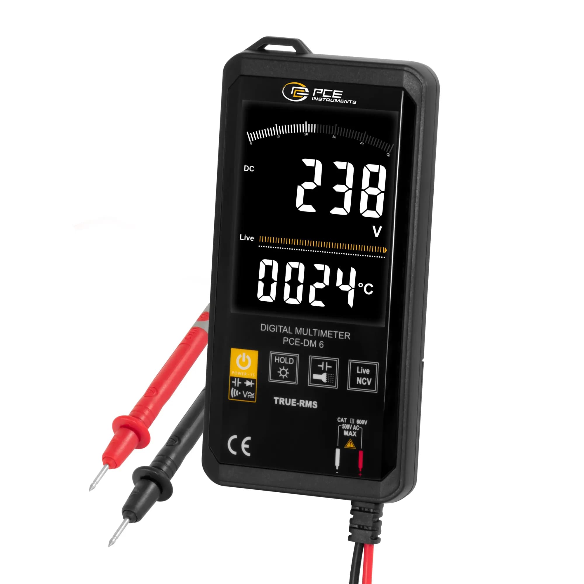 Multimetr PCE-DM 6 – widok produktu
