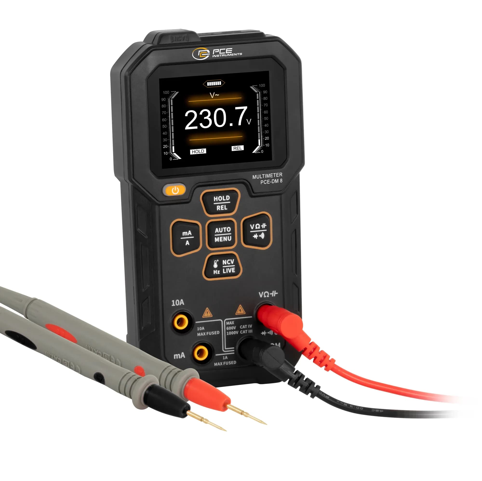 Multimetr PCE-DM 8 – widok produktu