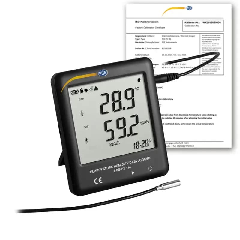 Termometr PCE-HT 114-ICA – widok produktu