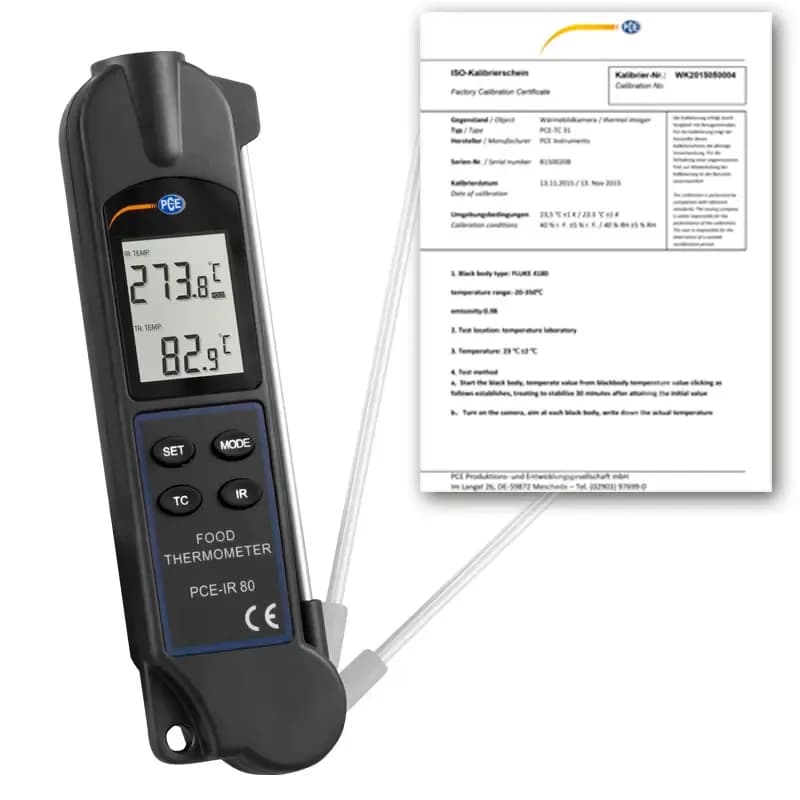 Pirometr PCE-IR 80-ICA – widok produktu